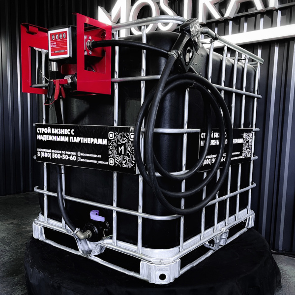 мини азс черная на 1000л среднего класса 12v купить в Ростове-на-Дону